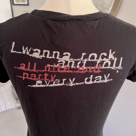 VINTAGE KISS rock back black t-shirt Size: S - Picture 4 of 5